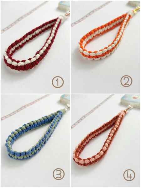 【即日発送!】落下防止 ハンドメイド スマホストラップ ハンドストラップ マクラメ 可愛い 花 フラワーストラップ