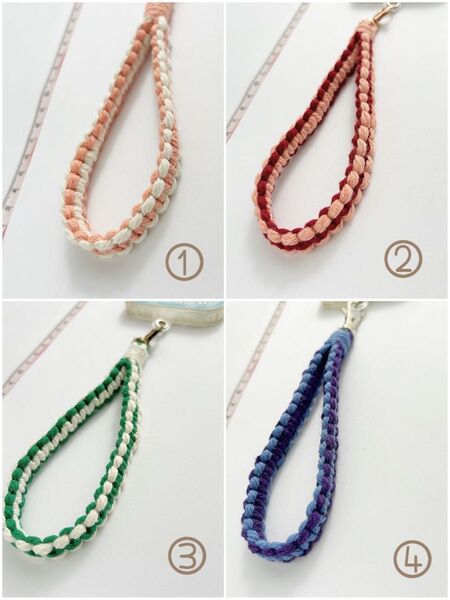 【即日発送!】落下防止 ハンドメイド スマホストラップ ハンドストラップ マクラメ 可愛い 花 フラワーストラップ
