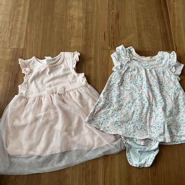 H&M ベビー服 2点セット 女の子 6-9M
