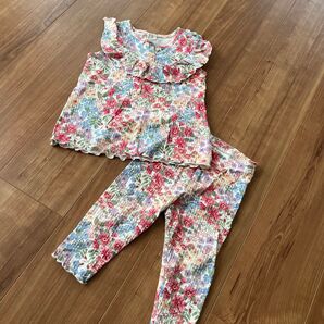 【H&M】ベビー服 セットアップ 花柄 女の子 80