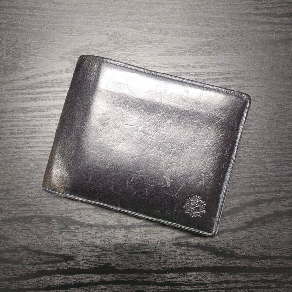 dubeige 二つ折り 財布 メンズ ブラック ★ドゥベージュ 黒色