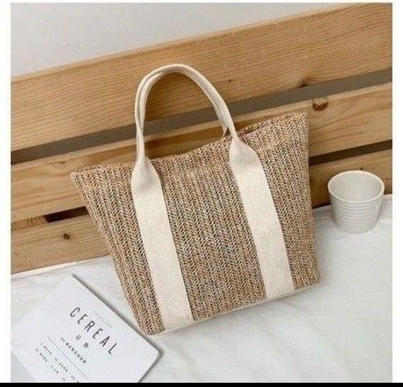 【数量限定再入荷】かごバッグ トートバッグ ホワイト 夏 春 レディース