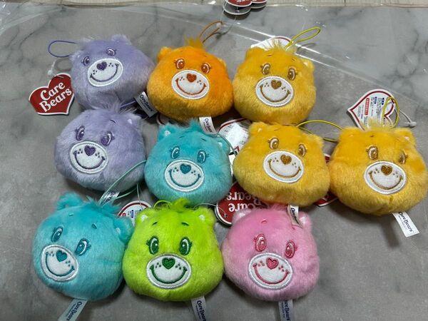 Care Bears ケアベア ぬいぐるみマスコット 10個セット プライズ 新品 タグ付き