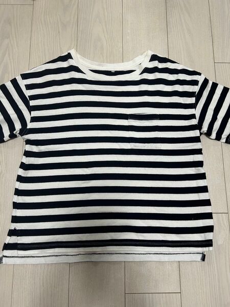 半袖Tシャツ LLサイズ カットソー トップス ボーダー柄