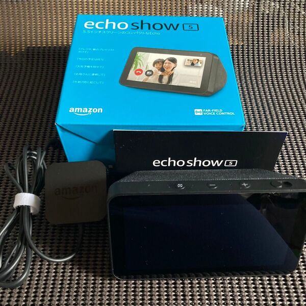 Amazon Echo Show 5(第1世代)スマートディスプレイ with Alexa チャコール【2019年7月購入分】