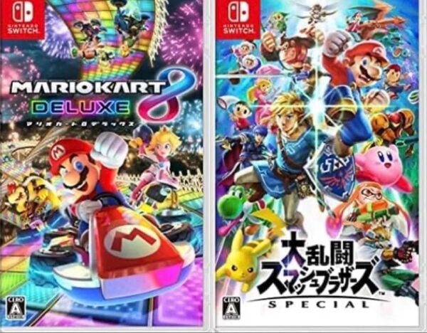 Switch マリオカート8デラックス 大乱闘スマッシュブラザーズSPECIAL 2本セット ソフト
