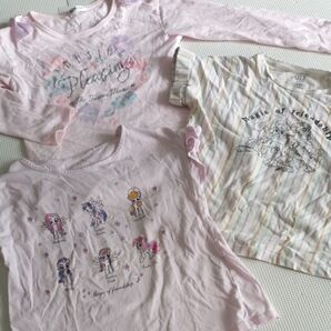 Tシャツ3点セット 女の子 マイリトルポニー ユニクロ 半袖 長袖