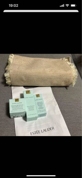 新品 ESTEE LAUDER アドバンス ナイト リペア トライアルセット ポーチ付き