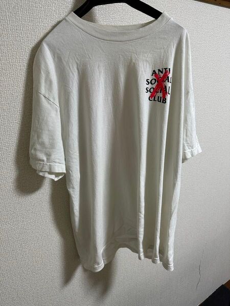 Anti social social club 半袖tシャツ 白 ホワイト XL