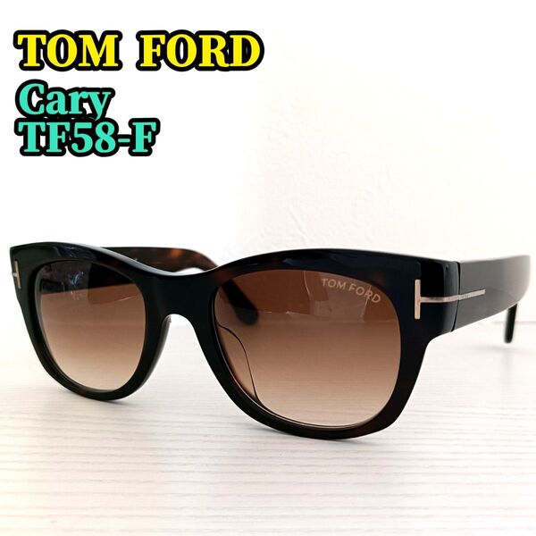 TOMFORD トムフォード サングラス アイウェア Cary キャリー TF58-F 52□20-145 ブラウングラデーション