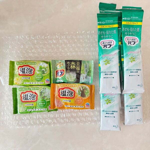 薬用入浴剤 バブ 1個 温泡 3種各1個 粉末タイプ 10本詰め合わせ セット