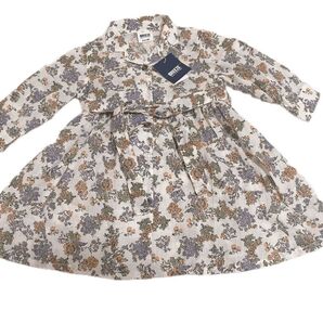 BREEZE シャツワンピース 80 花柄 チュニック 女の子