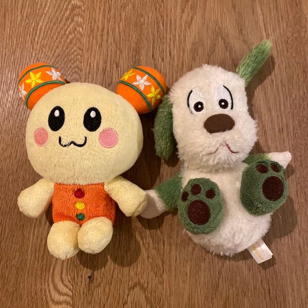 わんわんとうーたん 手のひらサイズぬいぐるみ 2個セット