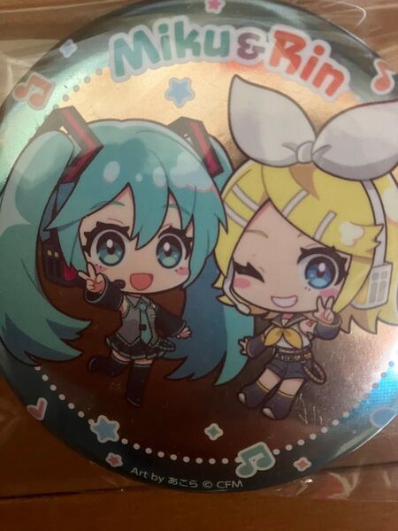 初音ミク&鏡音リン 缶バッジ