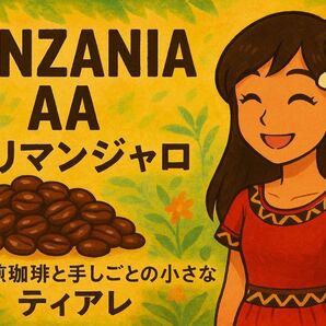 【お得300g】タンザニア キリマンジャロ 自家焙煎珈琲 コーヒー豆