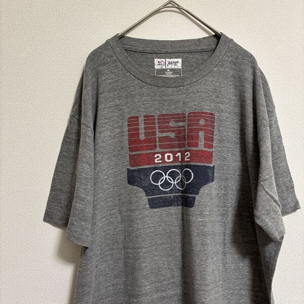 アメカジ USA Tシャツ 古着 プリント オリンピック