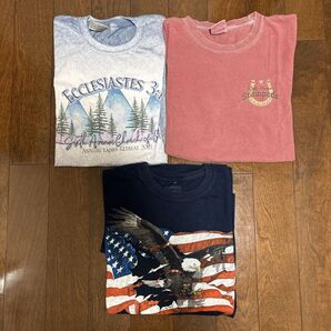 アメカジ プリント イラスト Tシャツ Mサイズ 3枚 セット