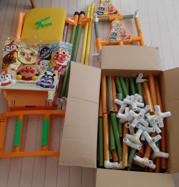 幼児アンパンマンジャングルジム すべり台 室内遊具