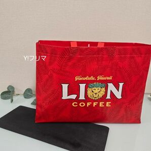【新品未使用】ライオンコーヒー エコバッグ ショッピングバッグ