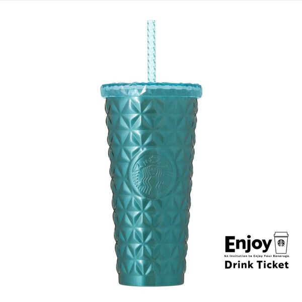 スターバックス オンラインストア先行発売 ステンレスコールドカップタンブラーターコイズ591ml