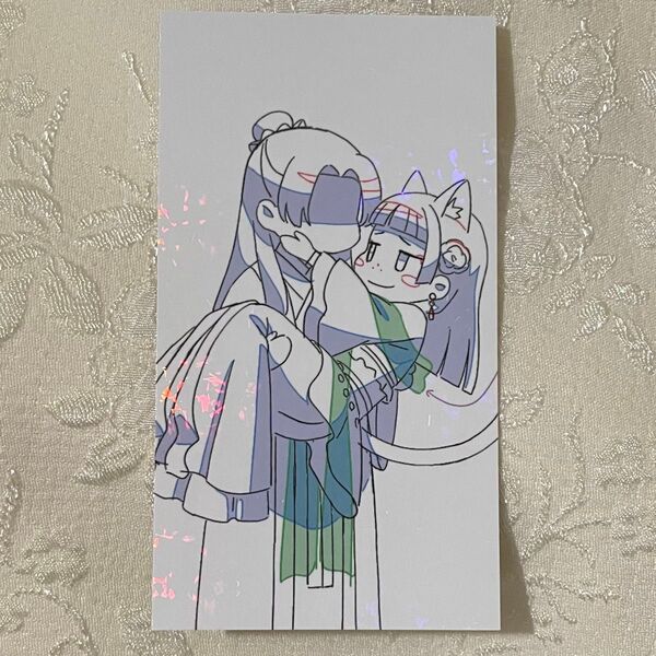 薬屋のひとりごと展 チケット風カード 壬氏 猫猫
