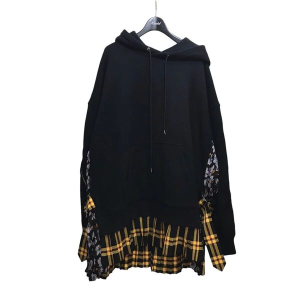 【即日発送】KIDILL プリーツスウェットフーディ パーカー 花柄