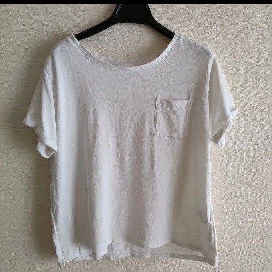 ニコアンド 半袖 Tシャツ ホワイト 白 フリーサイズ