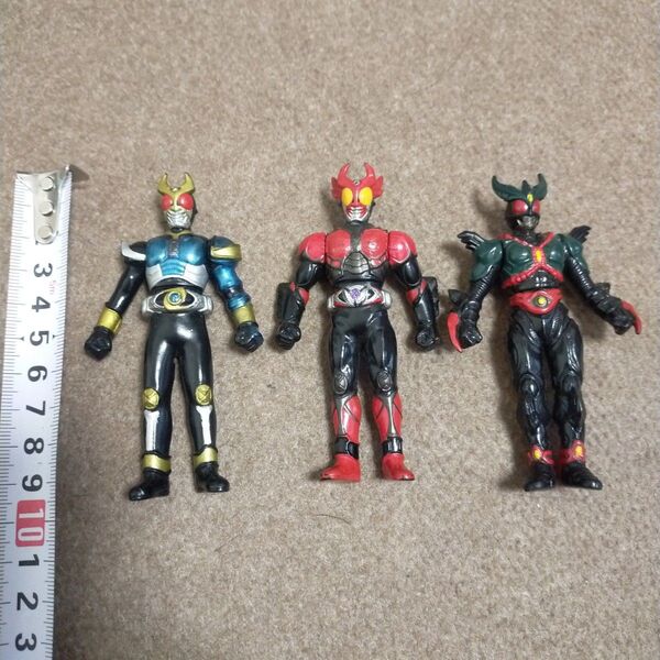 仮面ライダーアギト ソフビ フィギュア 3体セット