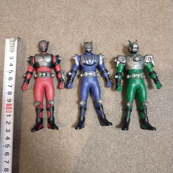 仮面ライダー龍騎 ソフビ フィギュア 3体セット