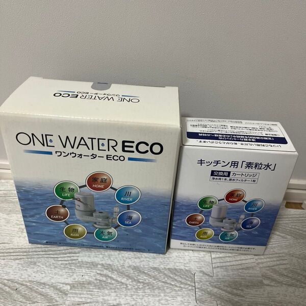 ONE WATER ECO ワンウォーターECO キッチン用素粒水 交換用カートリッジセット