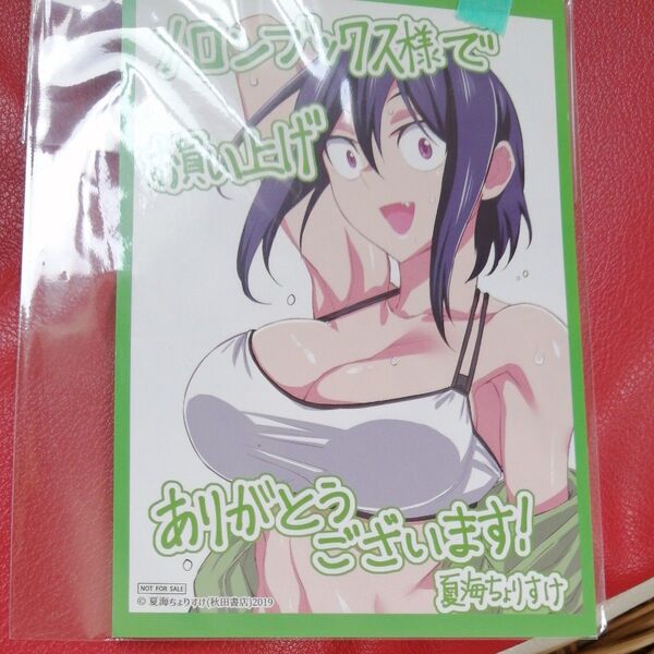 キャラカード 鷹野瞳 イラストカード 「コミックス 瞳ちゃんは人見知り 第8巻」 メロンブックス購入特典