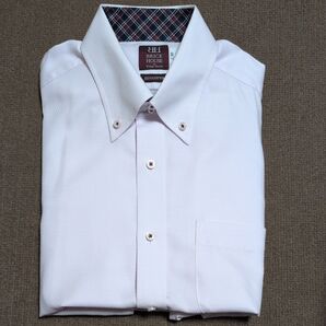 BRICK HOUSE 薄ピンクボタンダウンシャツ L-90