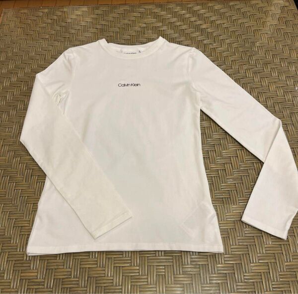 Calvin Klein 長袖Tシャツ ホワイト