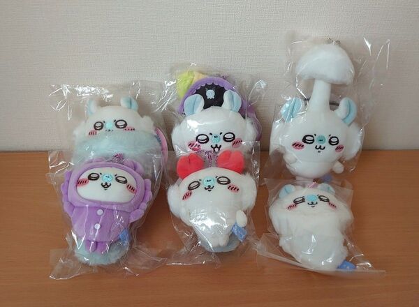 ちいかわ モモンガマスコット6種セット カニなモモンガ アドベンチャー しっぽふんわり パジャマパーティー 寄生されちゃった