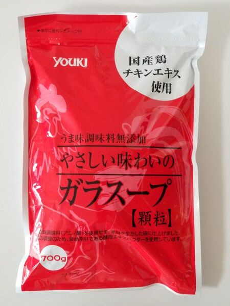 YOUKI ユウキ食品 やさしい味わいのガラスープ 700g うま味調味料無添加