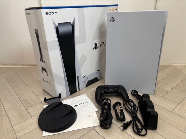 SONY PlayStation5 PS5 ディスクドライブ搭載モデル CFI-1000A01 CYBER 充電スタンド付き