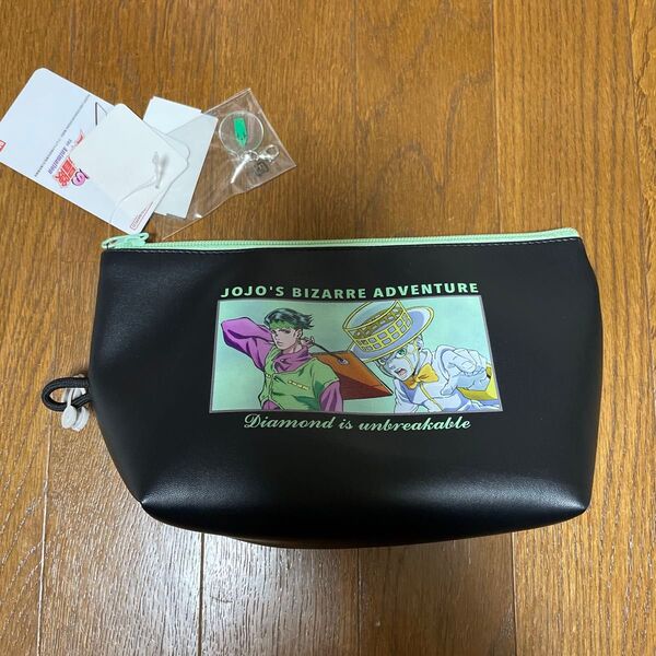 ジョジョの奇妙な冒険 第4部 しまむら コラボ チャーム ポーチ 岸辺露伴 新品未使用 タグ付き