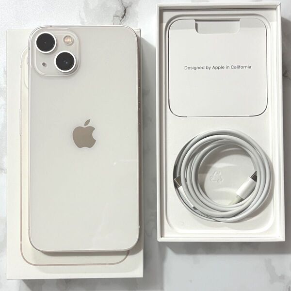 iPhone13 128GB スターライト ホワイト 白