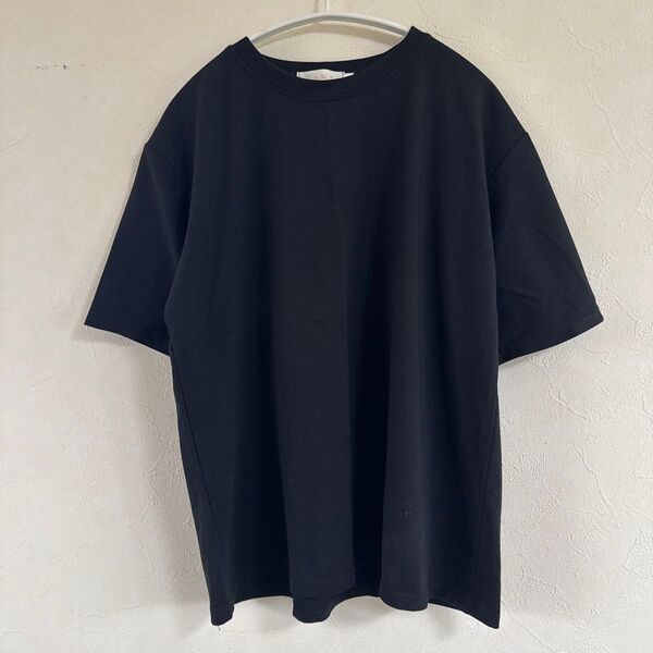 【C.M.S.Y】シンプル バックプリントTシャツ M パジャマ ブラック