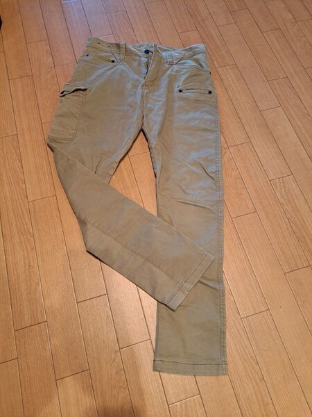イーブンリバーカーゴパンツUSX4002ストレッチ ベージュ ワークパンツ