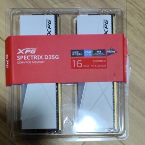 WHITE 白XPG SPECTRIX D35G RGB ddr4 3200mhz 32gb 16gb ×2 動作品