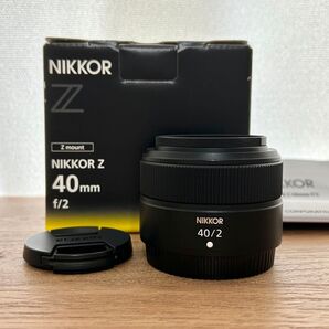 美品 ニコン Nikon NIKKOR Z 40mm f2 箱 取説 保証書付属