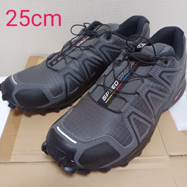 【美品】 Salomon Speedcross 4 サロモン スピードクロス 25cm トレイルランニング トレラン