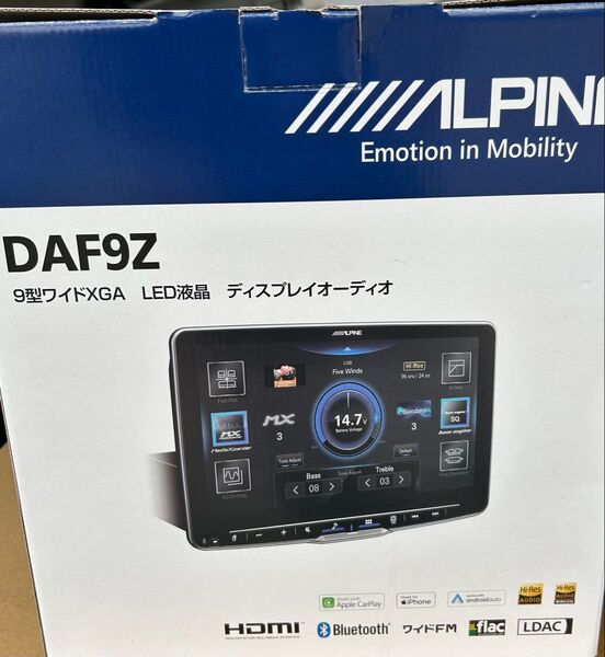 DAF9Z アルパイン ディスプレイオーディオ