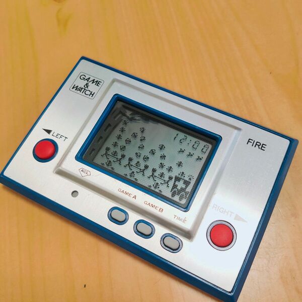 即決!【美品】反射板偏光板交換済 動作品 任天堂 ゲームウォッチ ファイア NINTENDO FIRE GAME&WATCH