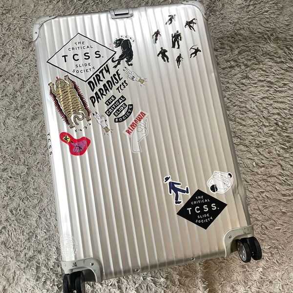 最終お値下げ!正規購入 美品!RIMOWA(リモワ)TOPAS(トパーズ)COLLECTION TSAロック搭載 ステッカー貼