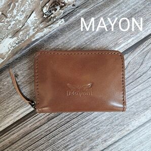 Sale☆牛革サドルヌメ革☆ファスナー小銭入れ☆ミニ財布☆ハンドメイド☆