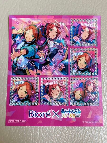 2wink あんスタ あんさんぶるスターズ ビオレ Bioreプリント風シール