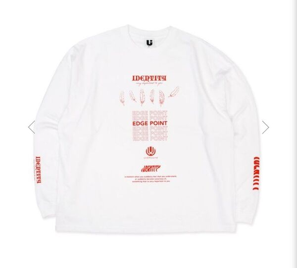 UVERworld EDGE POINT ロングスリーブTシャツ(ホワイト) M