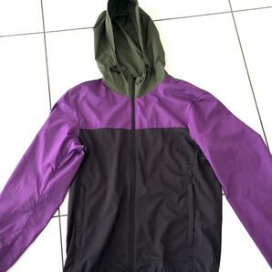 ユニクロ UNIQLO XS 紫 ウィンドブレーカー ジャンパー アウター 美品
